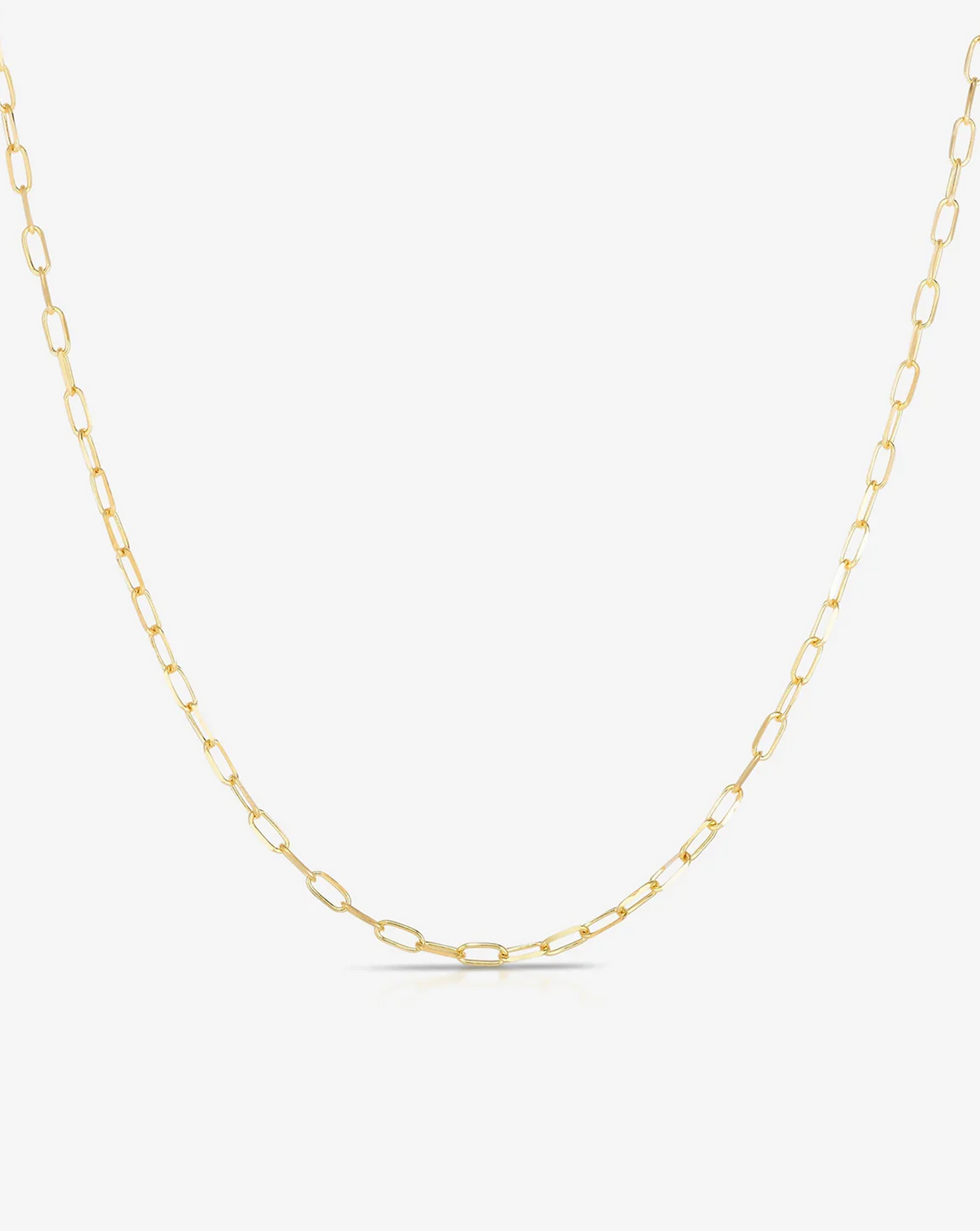 Ring Concierge Necklaces 14k Yellow Gold Mini Link Chain Necklace