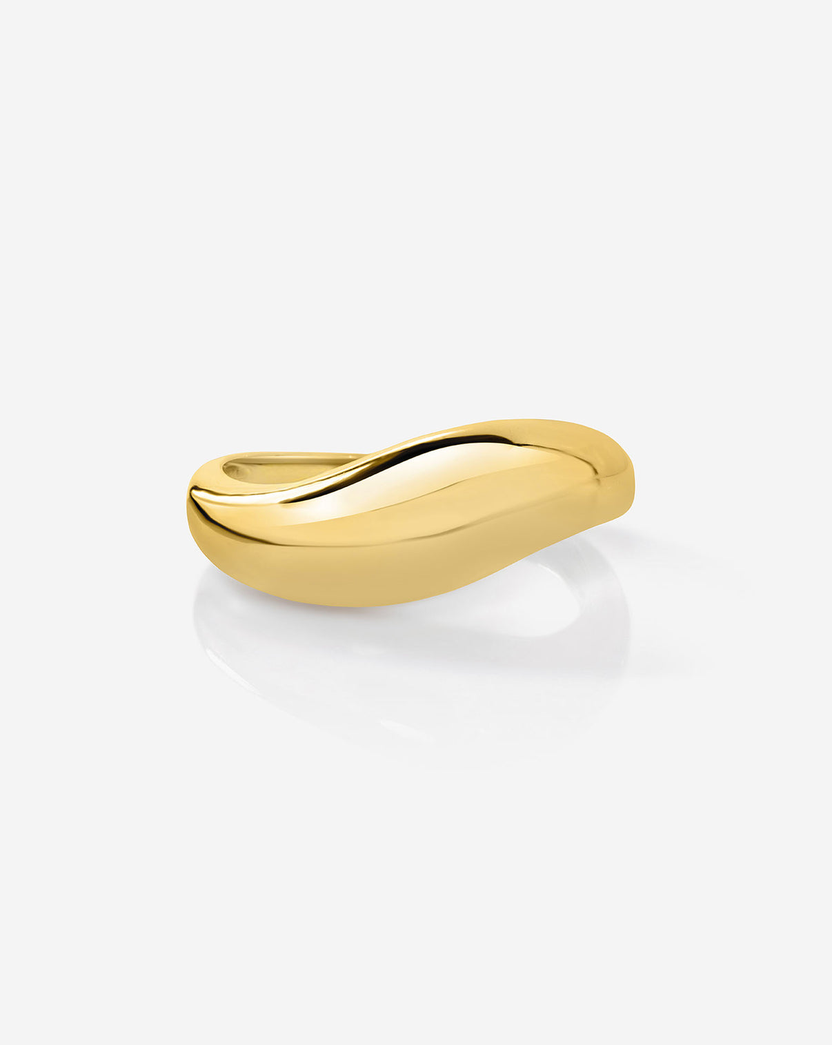 Ring Concierge Movement Cloud Ring 14k Yellow Gold