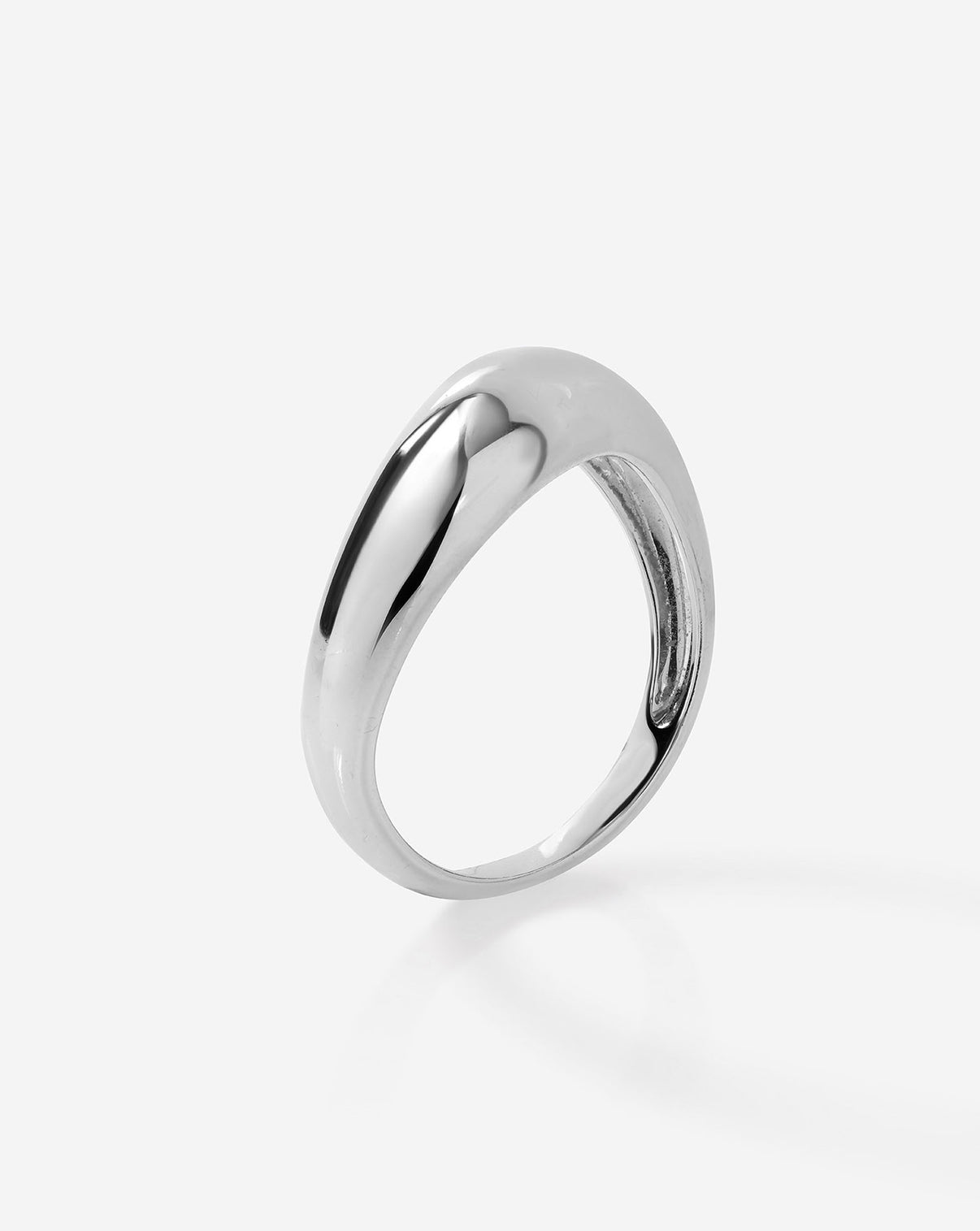 Ring Concierge Movement Cloud Ring 14k White Gold side view