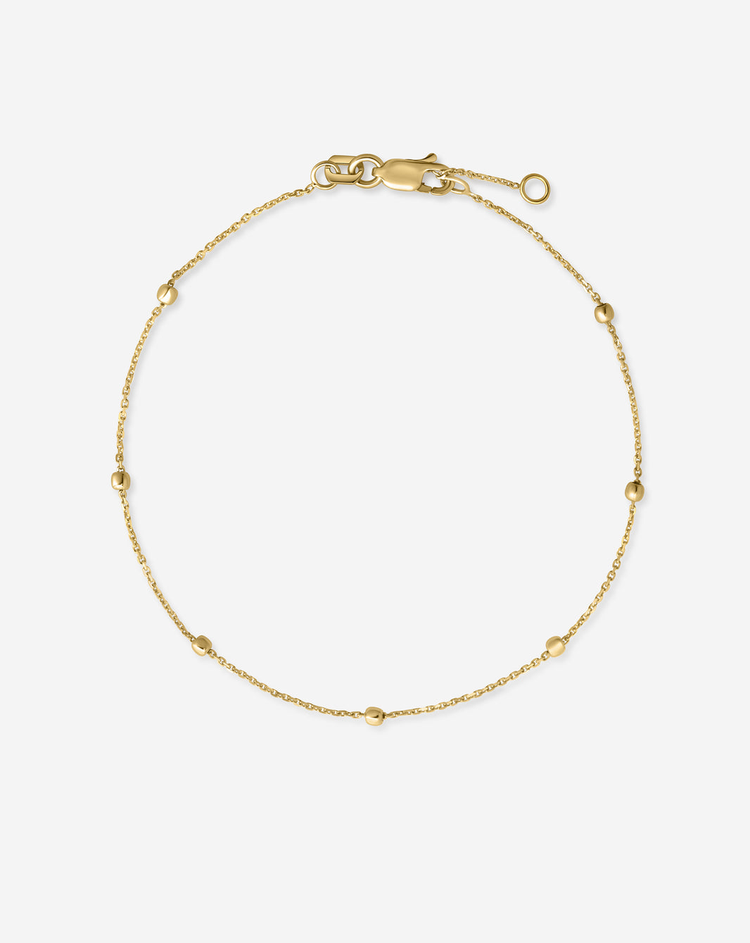 Ring Concierge Bracelets 14k Yellow Gold / 6.5"-7" Saturn Chain Bracelet