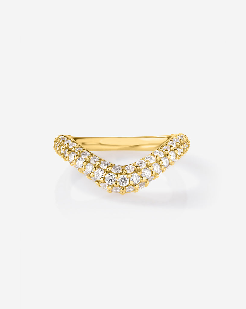 Pavé Nest Wedding Band
