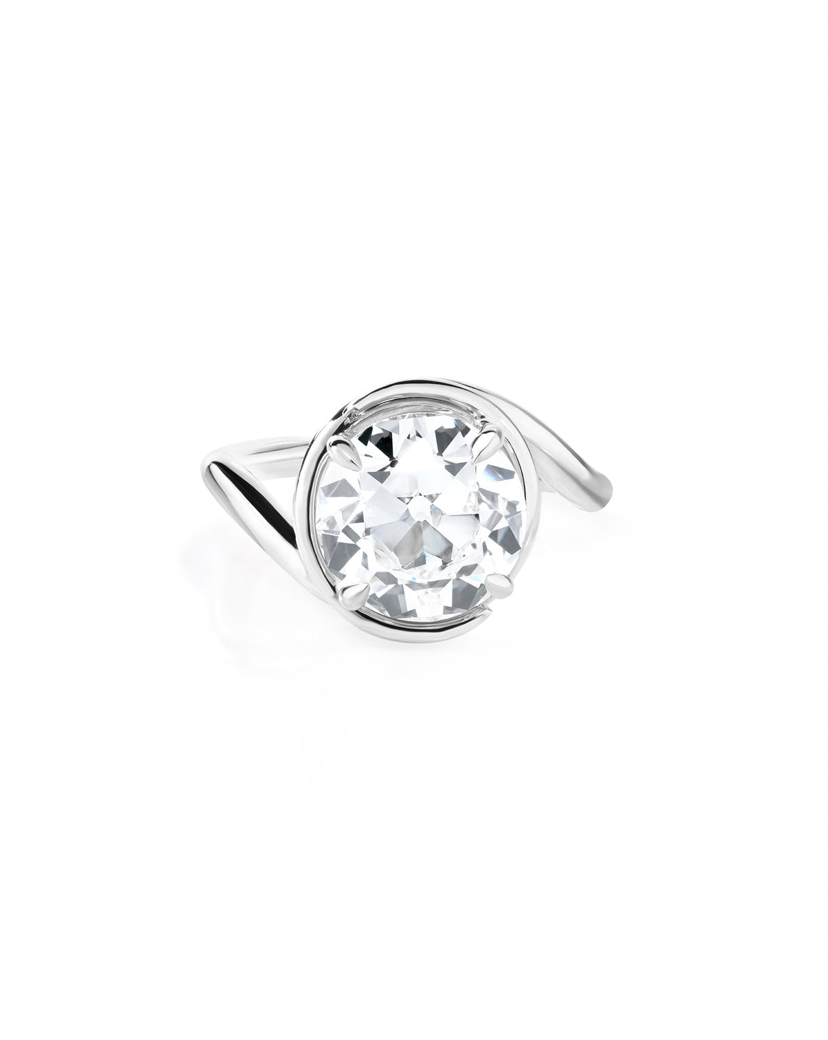 Swirl Antique Round Platinum 43205133762648