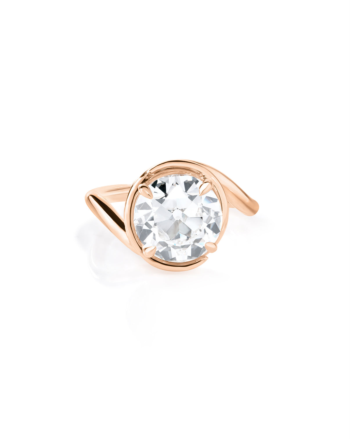 Swirl Antique Round 14k RG 43205133729880