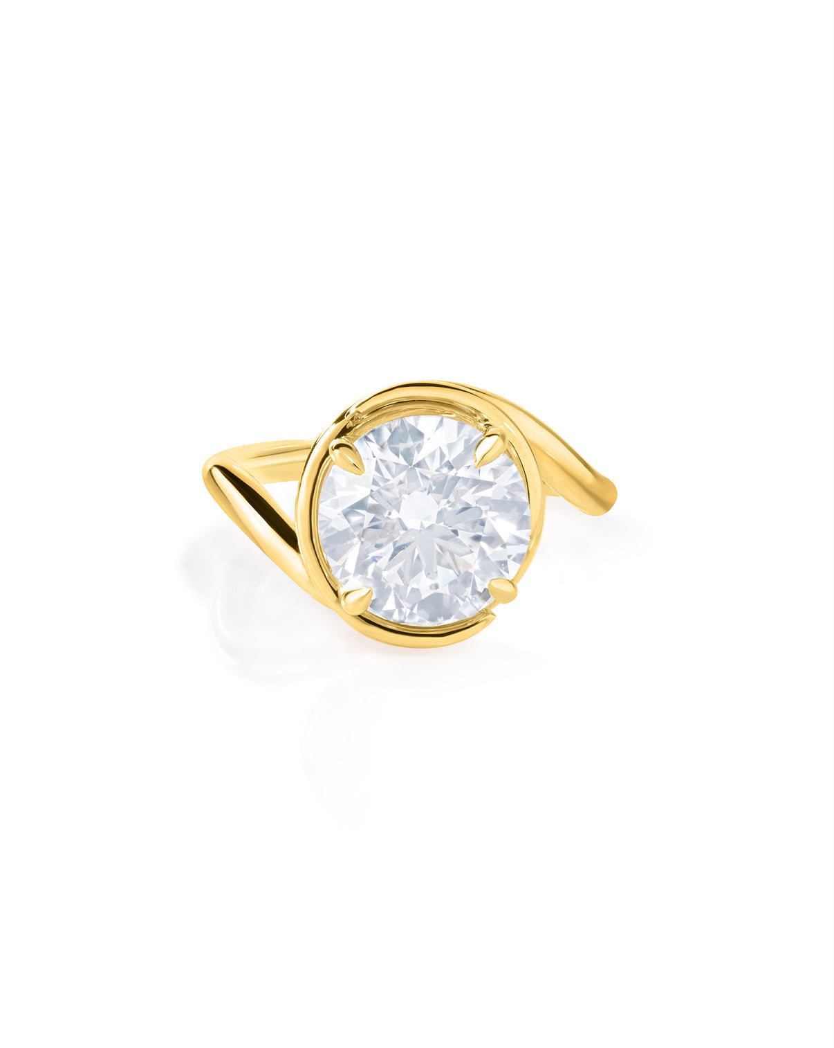 Swirl Round 14k YG 43205133631576