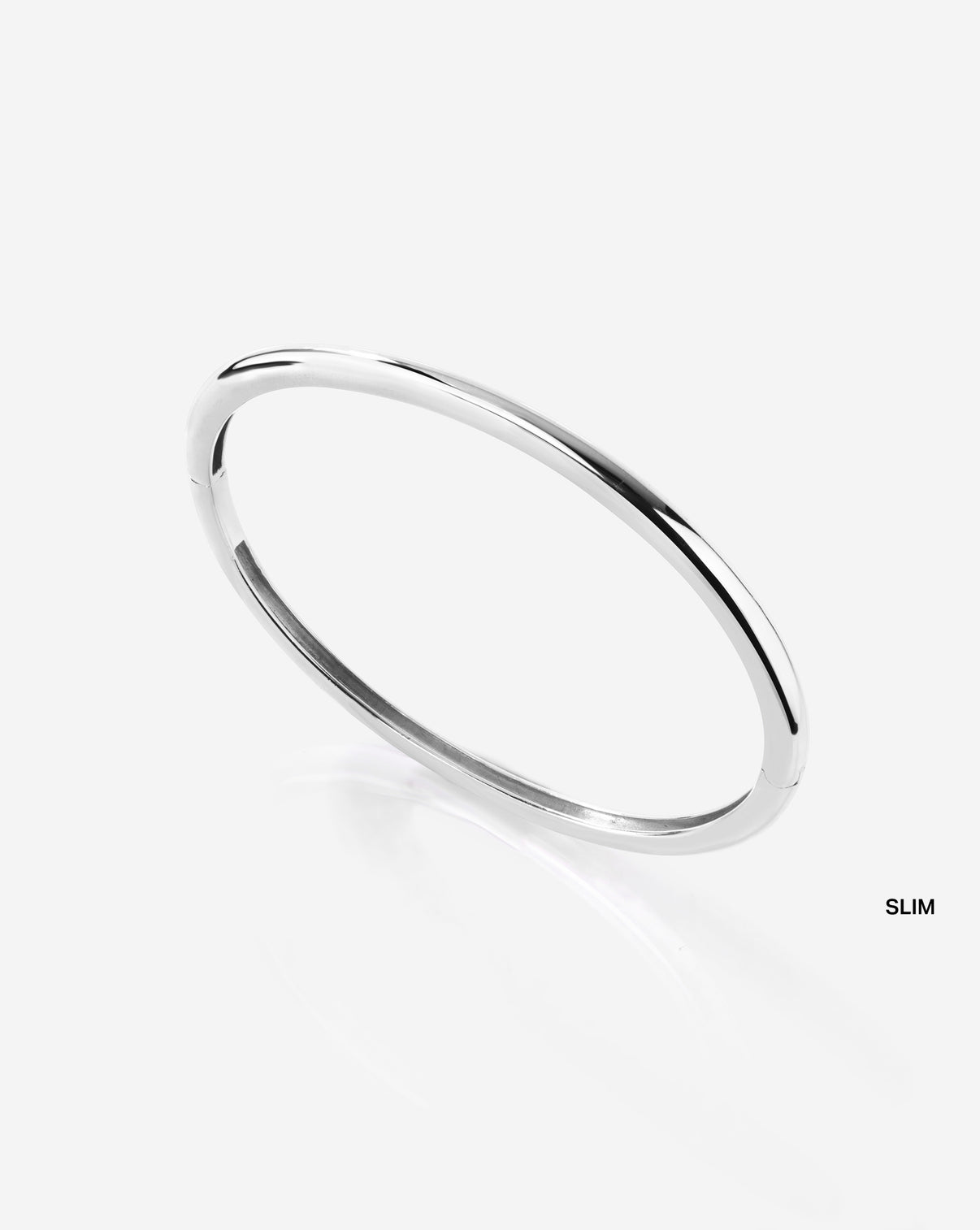 Slim Stackable Gold Cloud Bangle bracelet in sterling silver side detail view showing organic cloud shape and texture