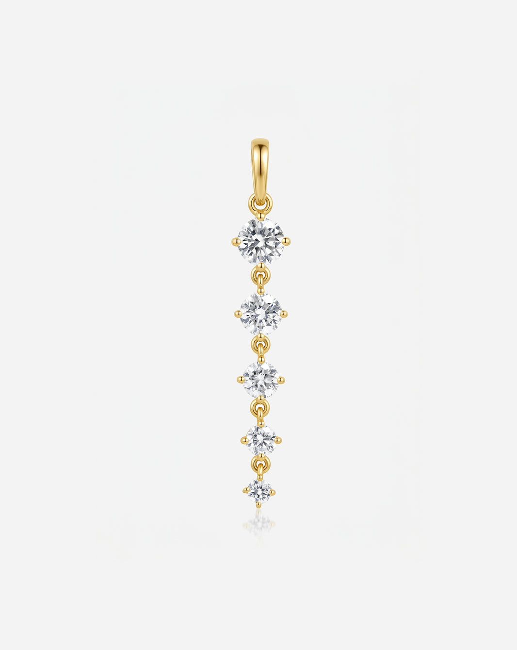 Graduated Lab Diamond Pendant