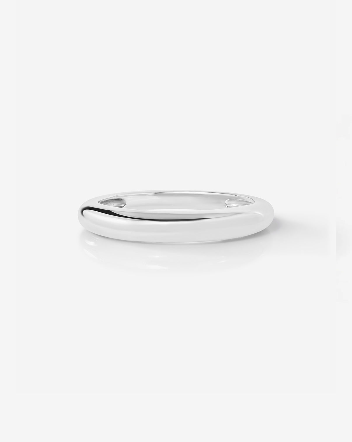Petite cloud ring in sterling silver