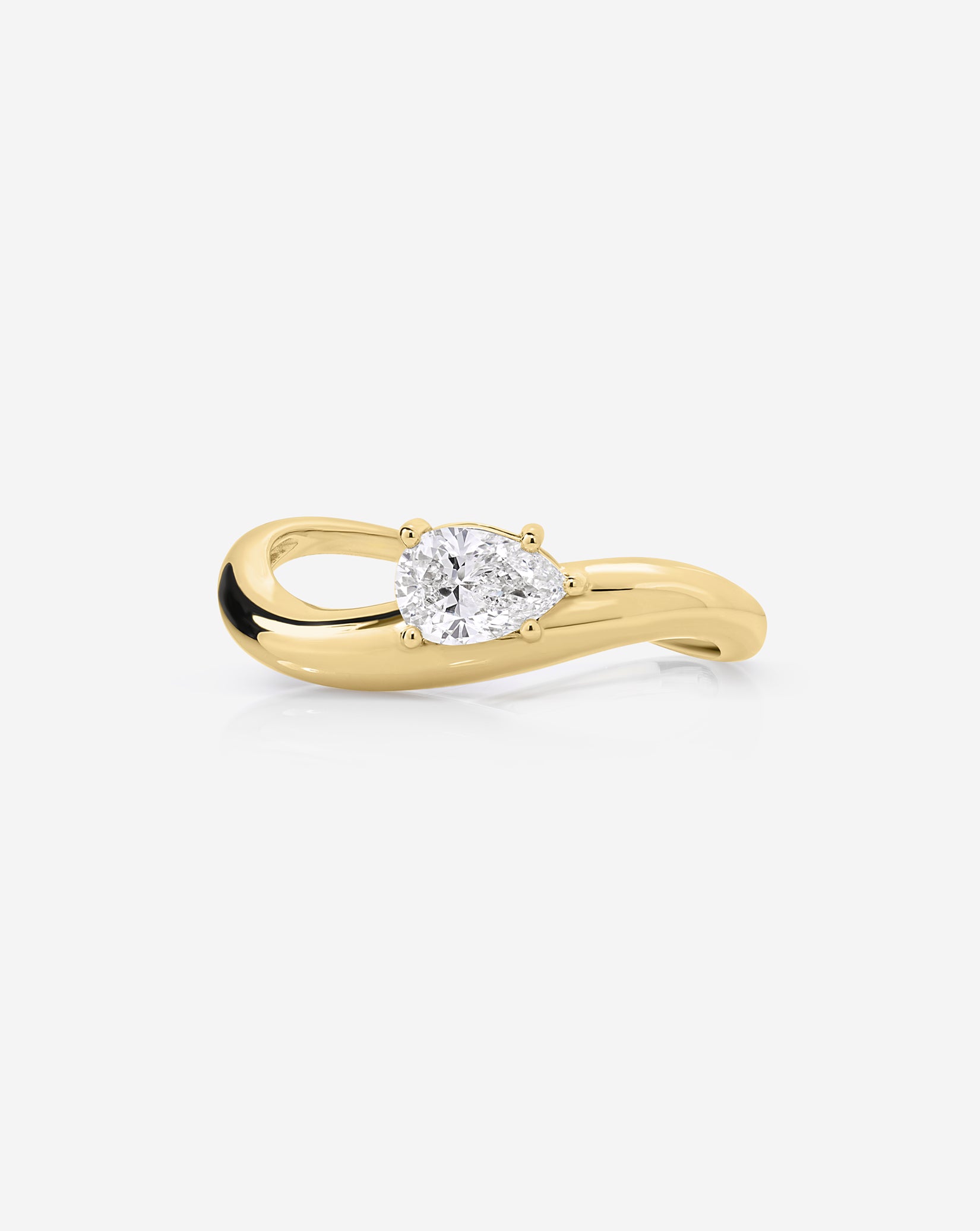Lab Diamond Petite Movement Cloud Ring