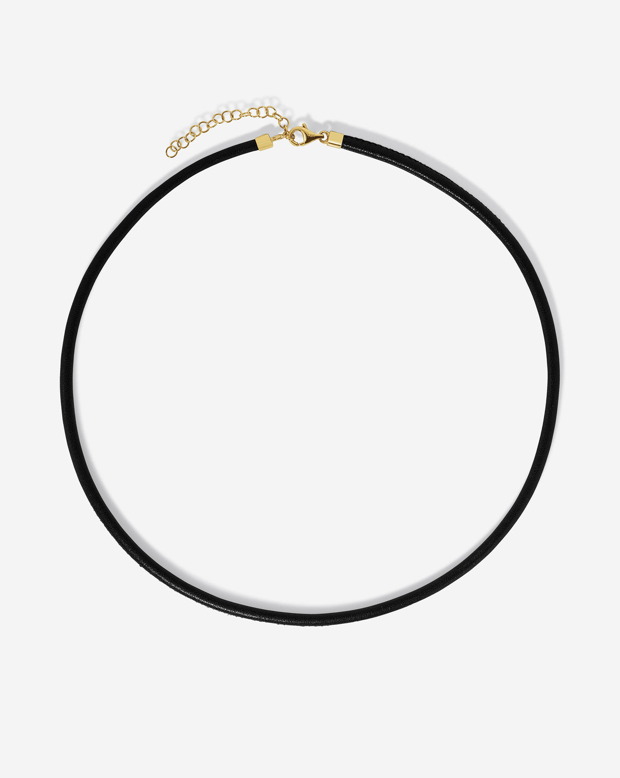 Leather cord necklace perfect modern base for all your favorite pendants.