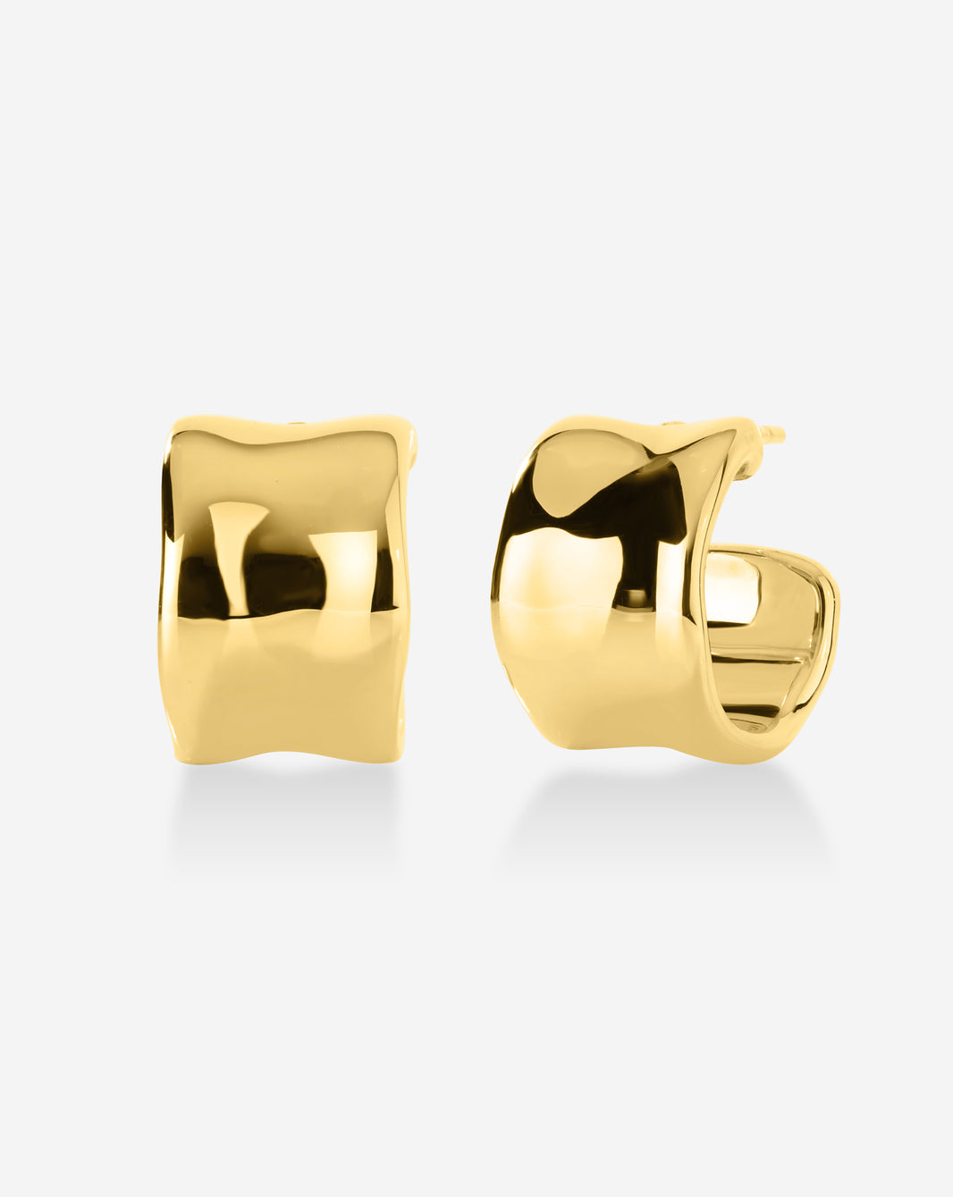 Ring Concierge Liquid Gold Earrings from Holiday Collection - 14k gold organic drop earrings