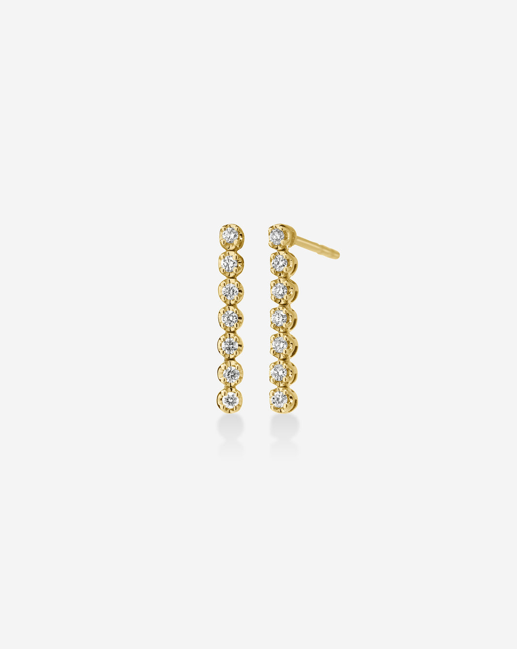 Mini Tennis Drop Earrings