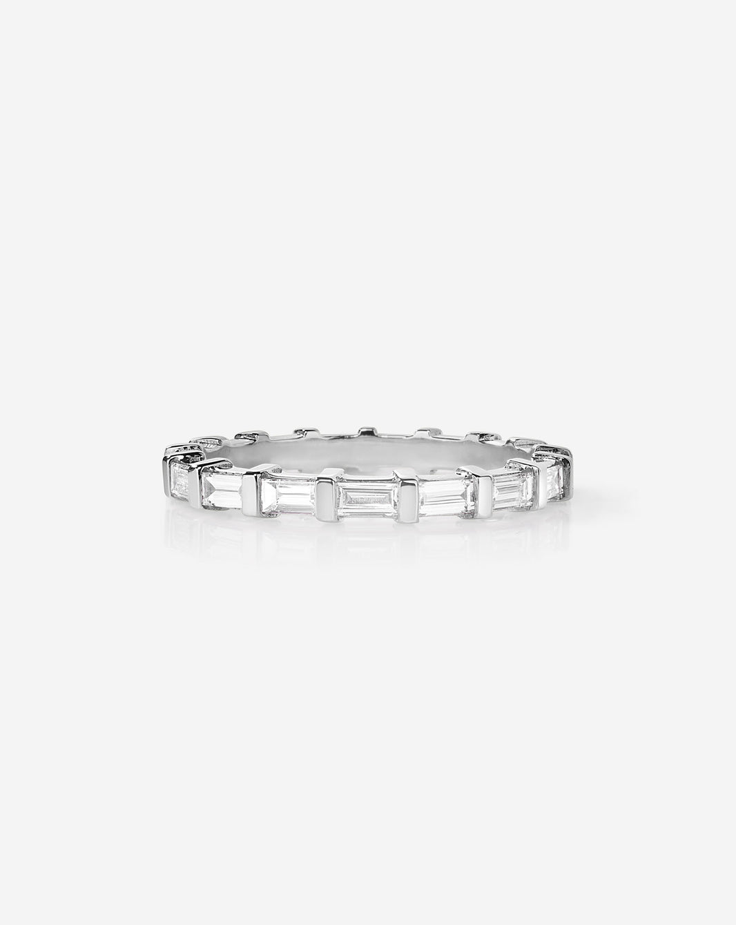Baguette Bar Diamond Eternity Band