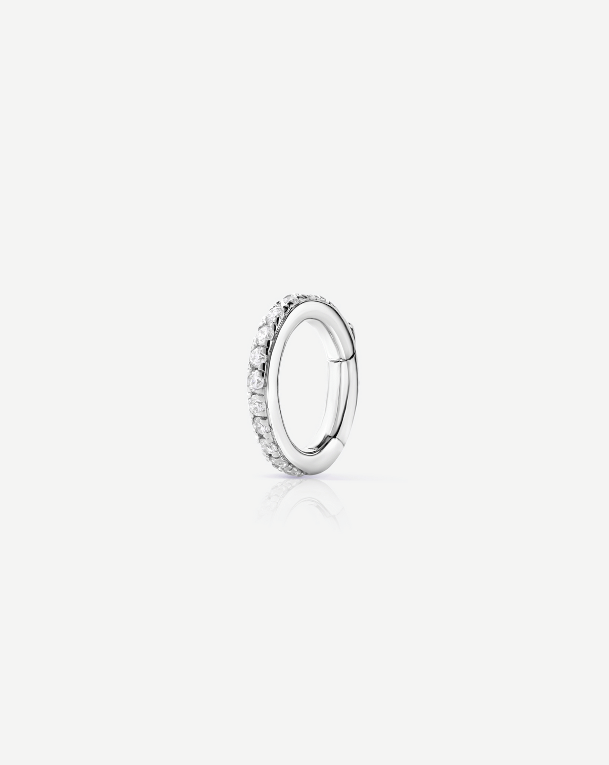 Pavé Ring Clique Clasp
sterling silver 