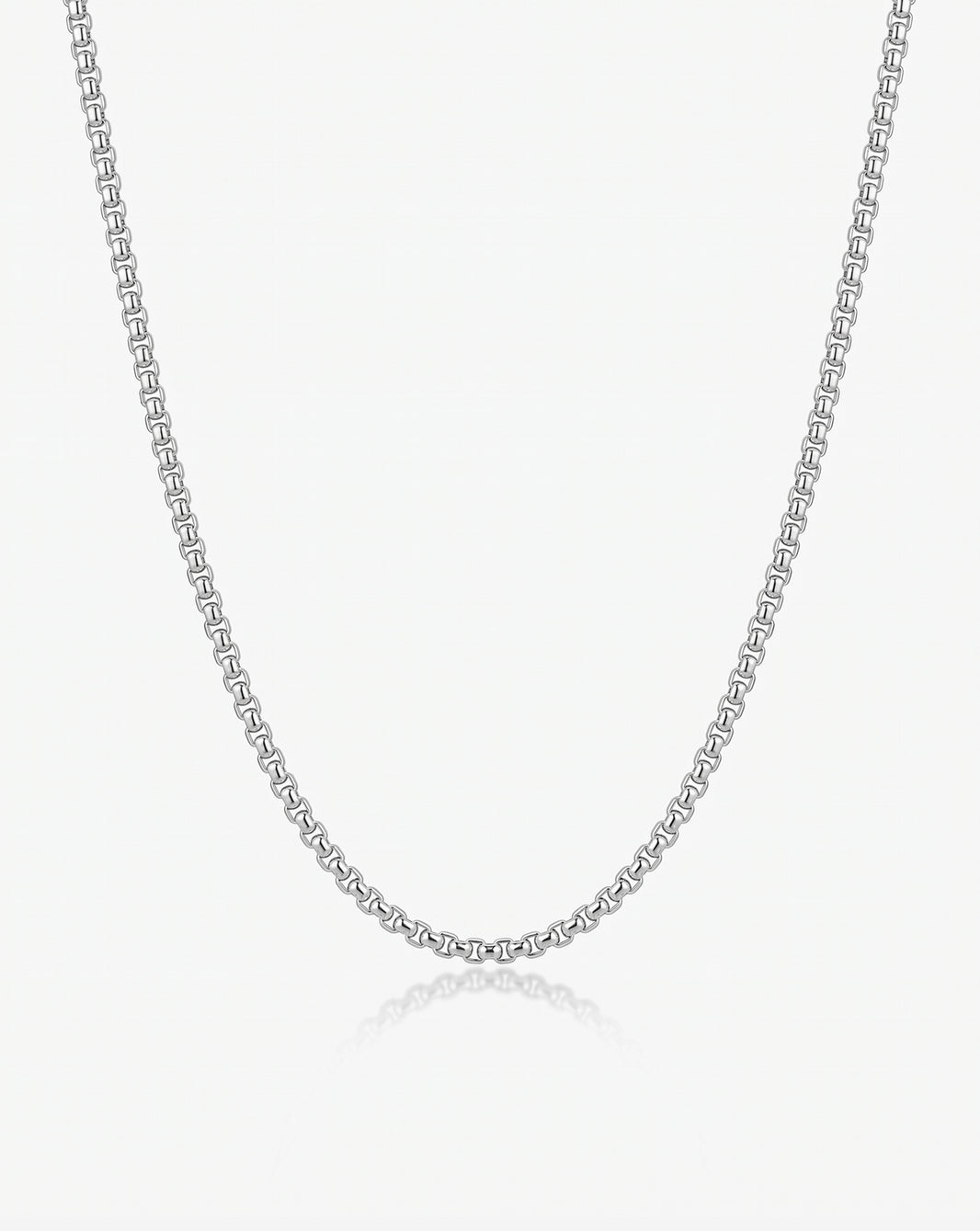 Round Box Chain Necklace