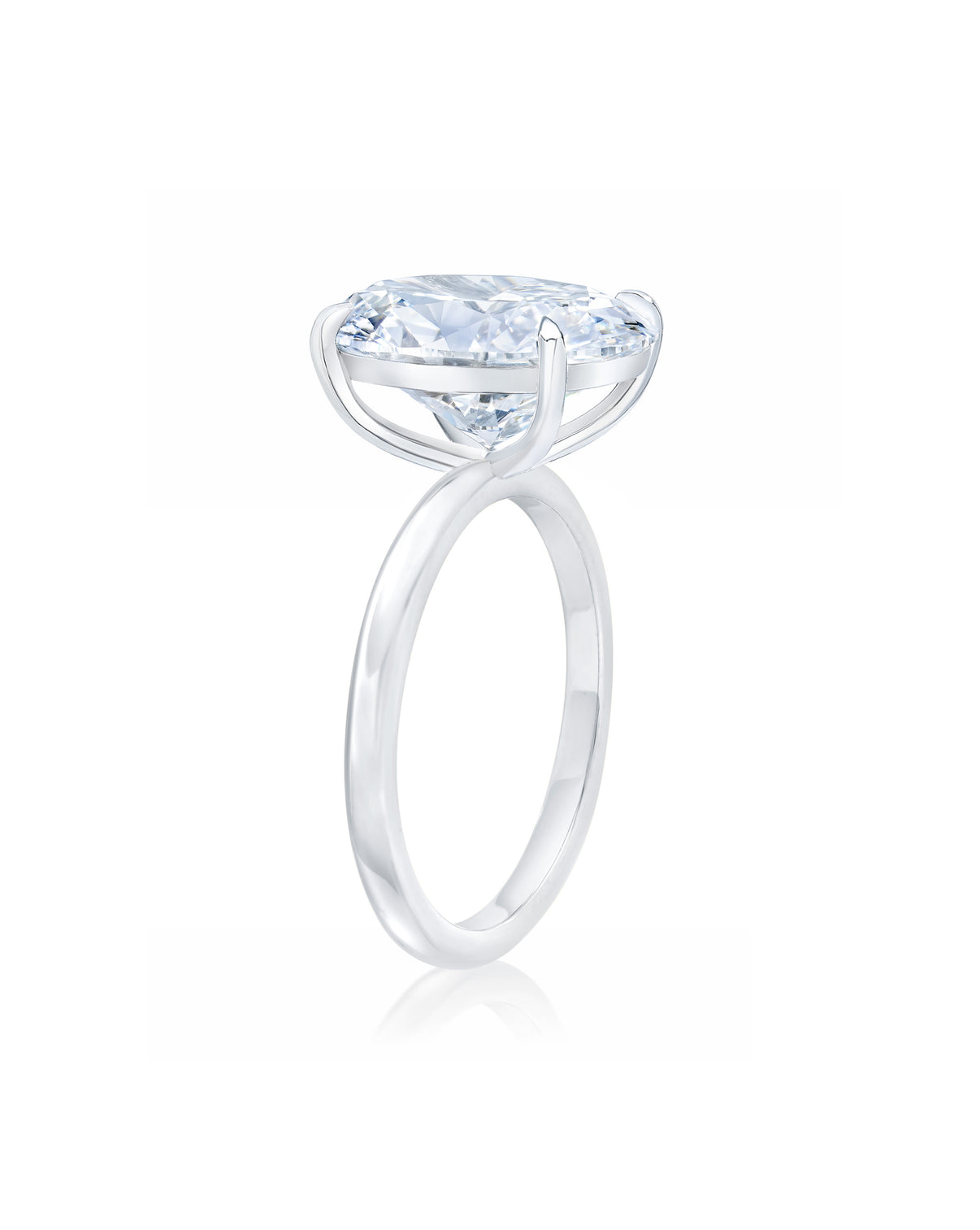 Cloud Solitaire Oval Platinum 40677149311064