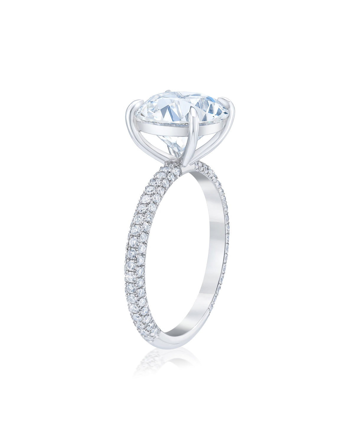 Pavé Cloud Antique Round in PLT 42305965228120