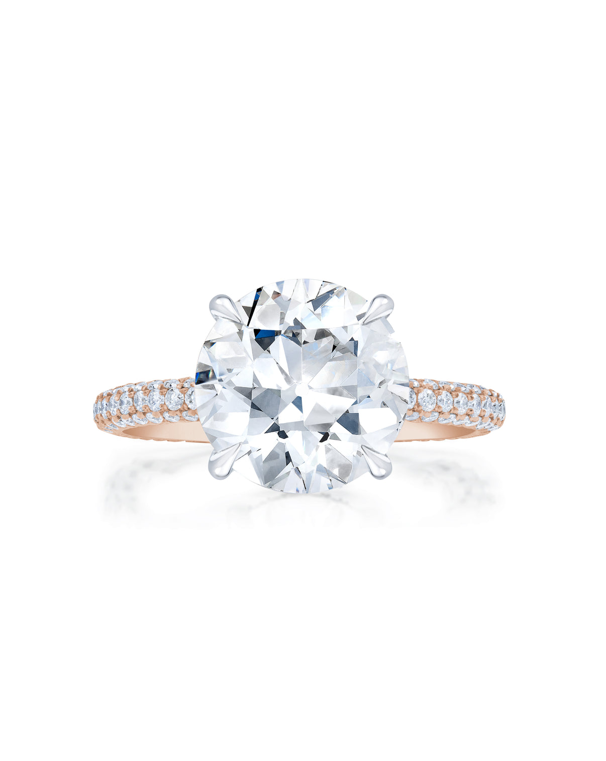 Pavé Cloud Antique Round in RG 42305965359192