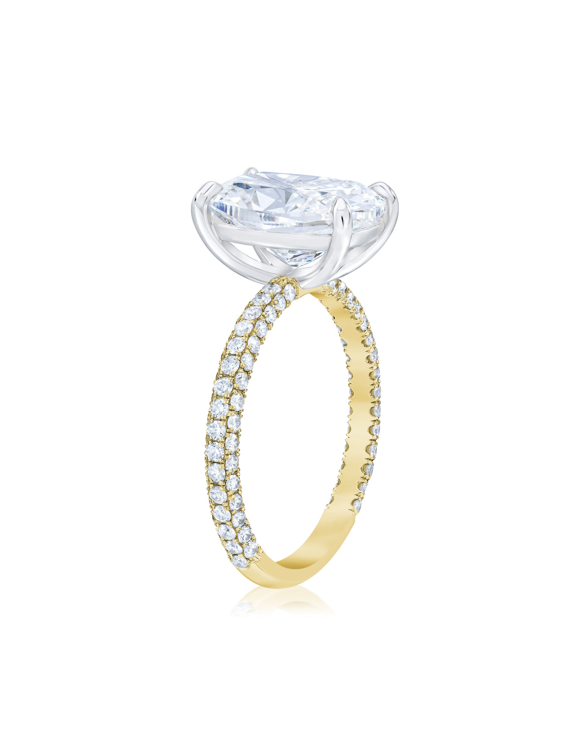 Pavé Cloud Cushion in YG 42305965097048