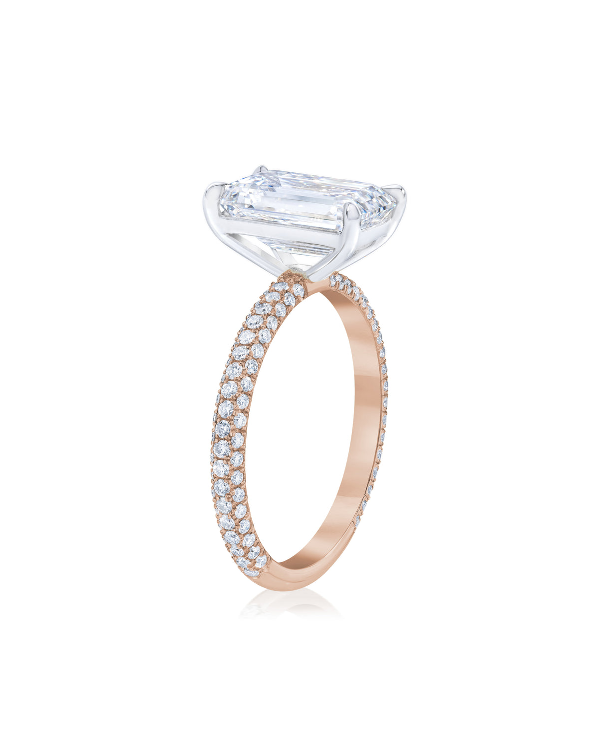 Pavé Cloud Emerald in RG 42305964376152