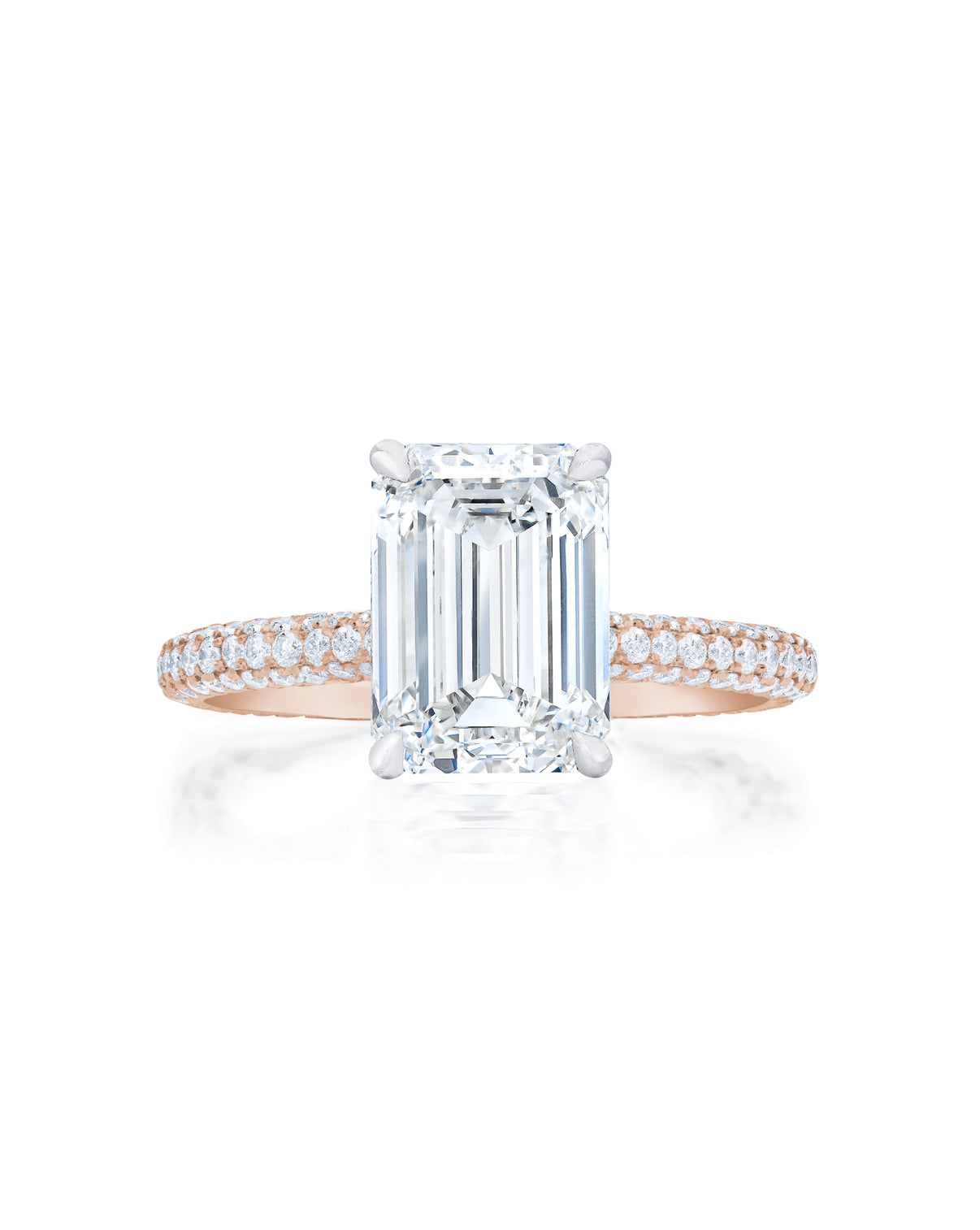 Pavé Cloud Emerald in RG + HH 42305964408920