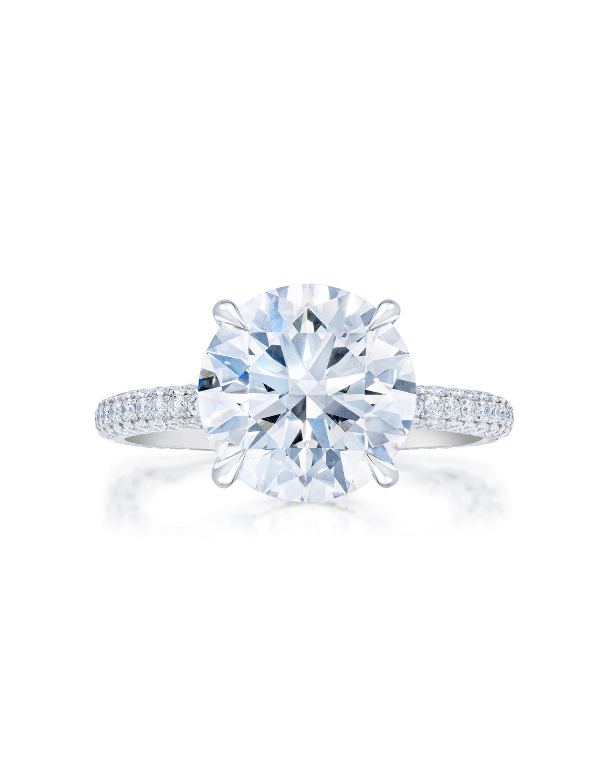 Pavé Cloud Round in PLT + HH 42305964081240