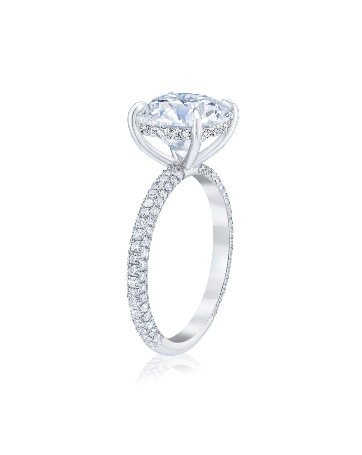 Pavé Cloud Round in PLT + HH 42305964081240