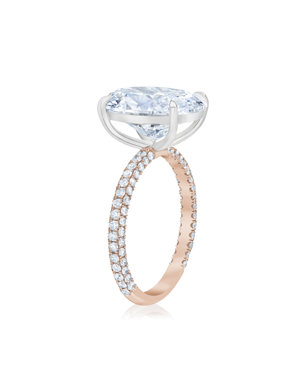 Pavé Cloud Oval in RG 42305963982936