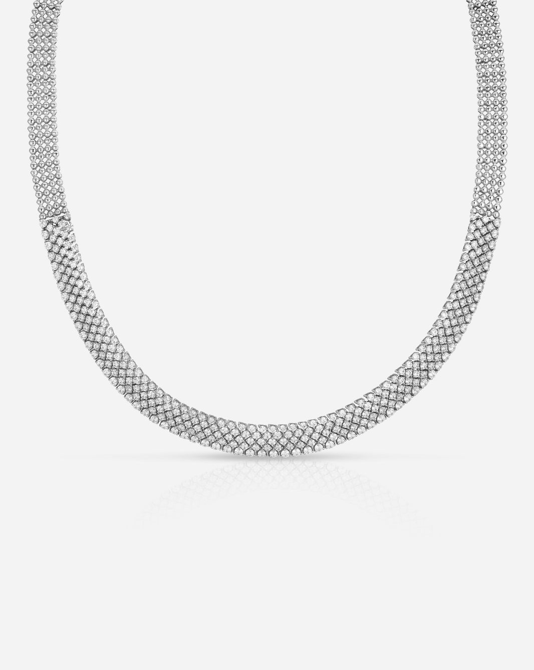 Lab Diamond Mesh Choker
