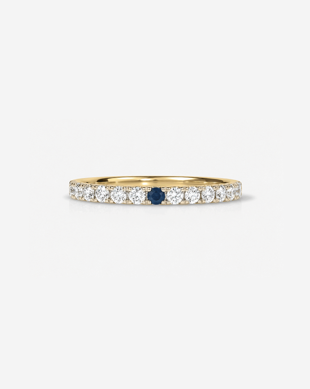 1.9 mm Personalized Perfect Pavé Diamond Ring 14K yellow gold GIF