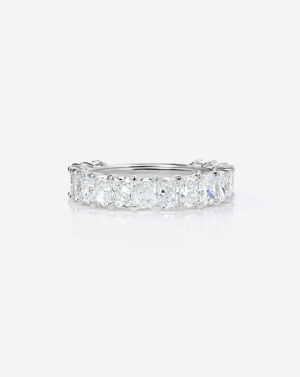 classic radiant 3/4 wedding band