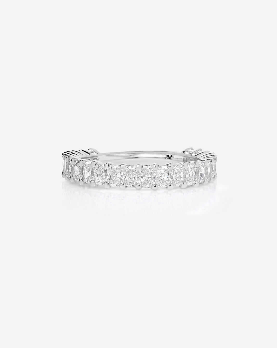 classic radiant 3/4 wedding band
