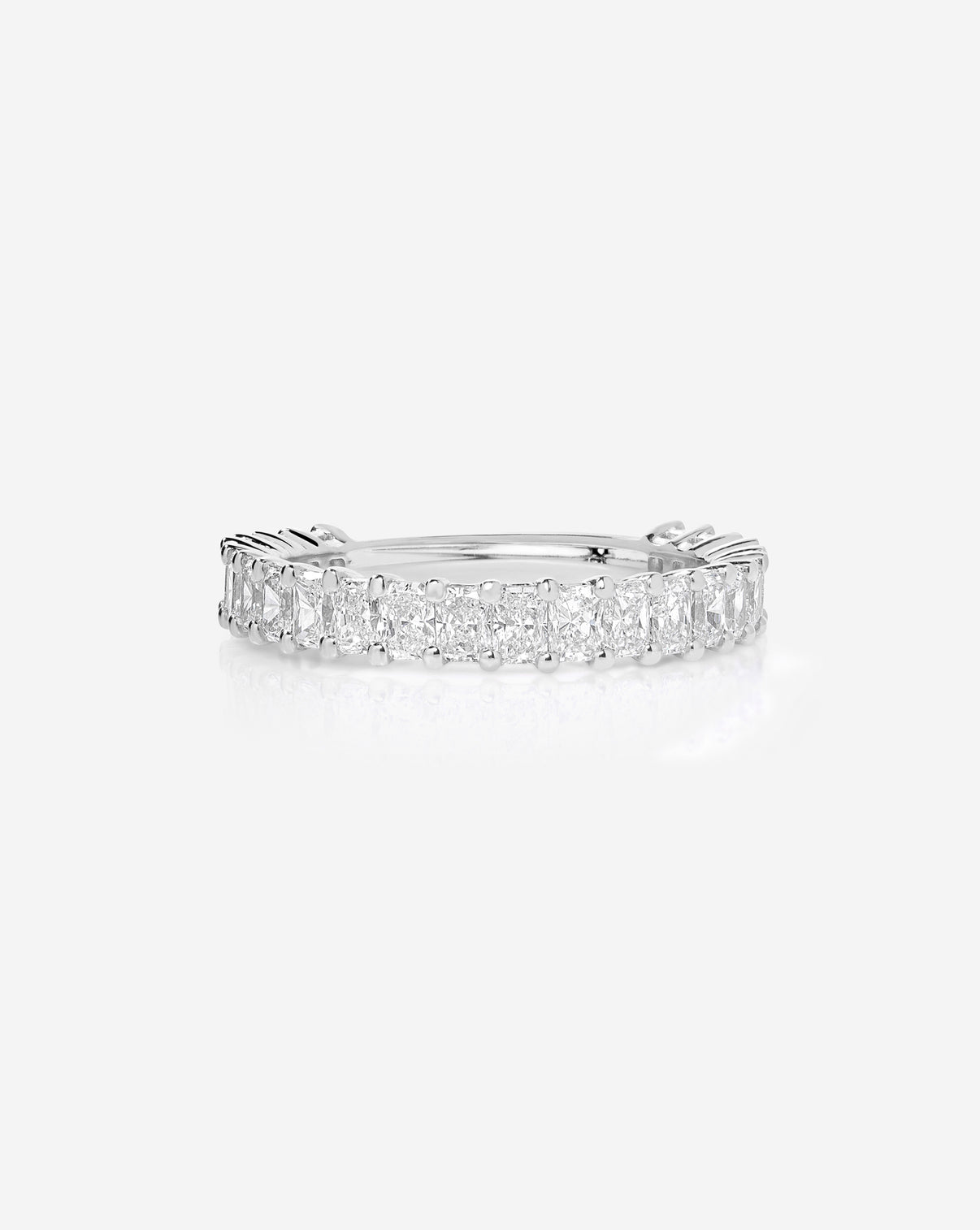 classic radiant 3/4 wedding band