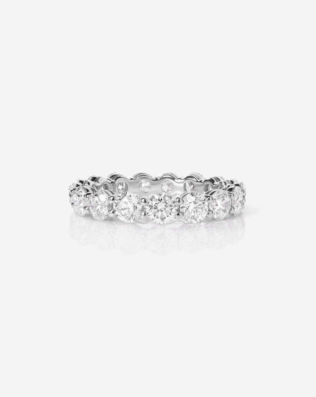 Round Diamond Eternity Band
in Classic Platinum
