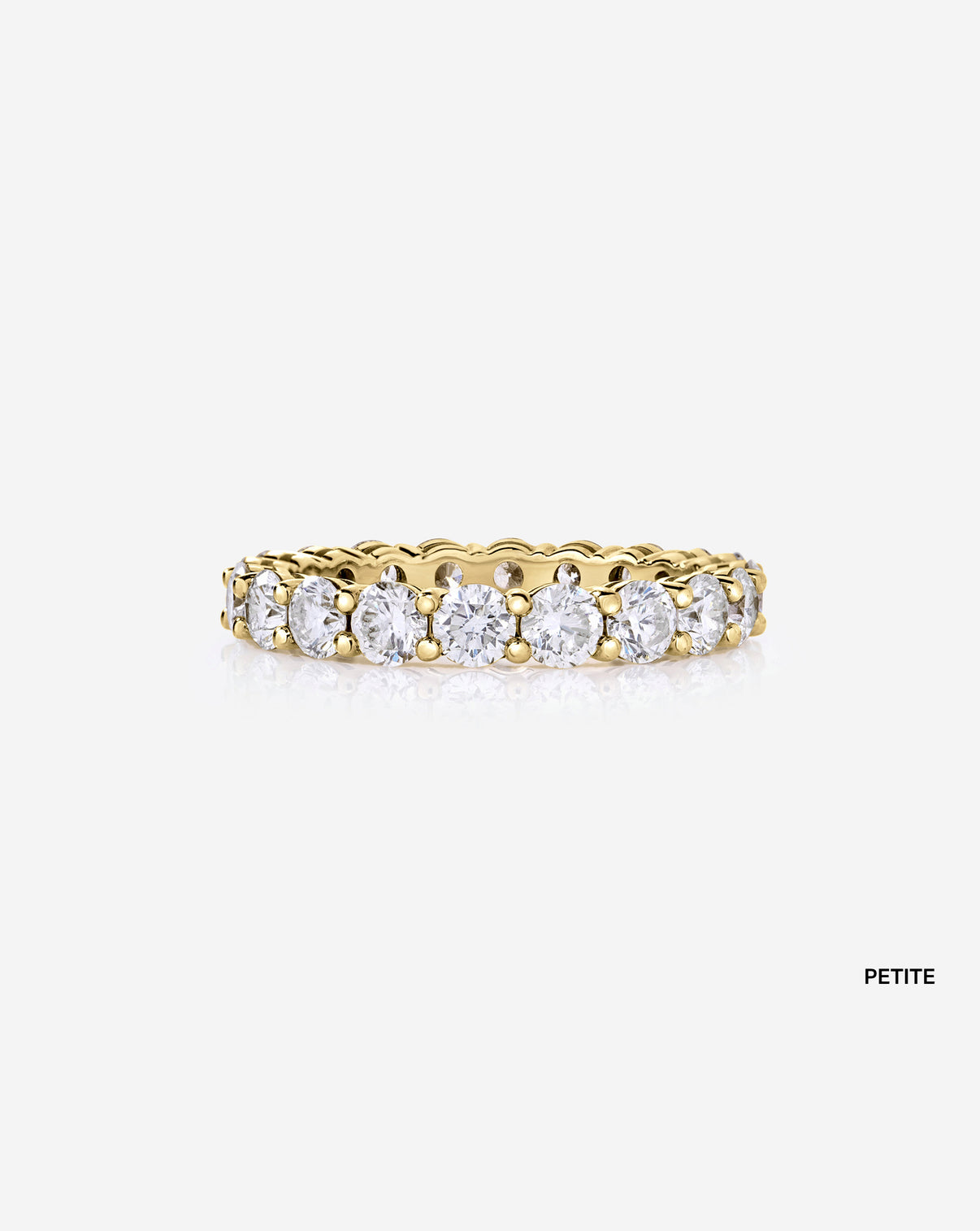 Round  Diamond Eternity Band
14k yellow gold