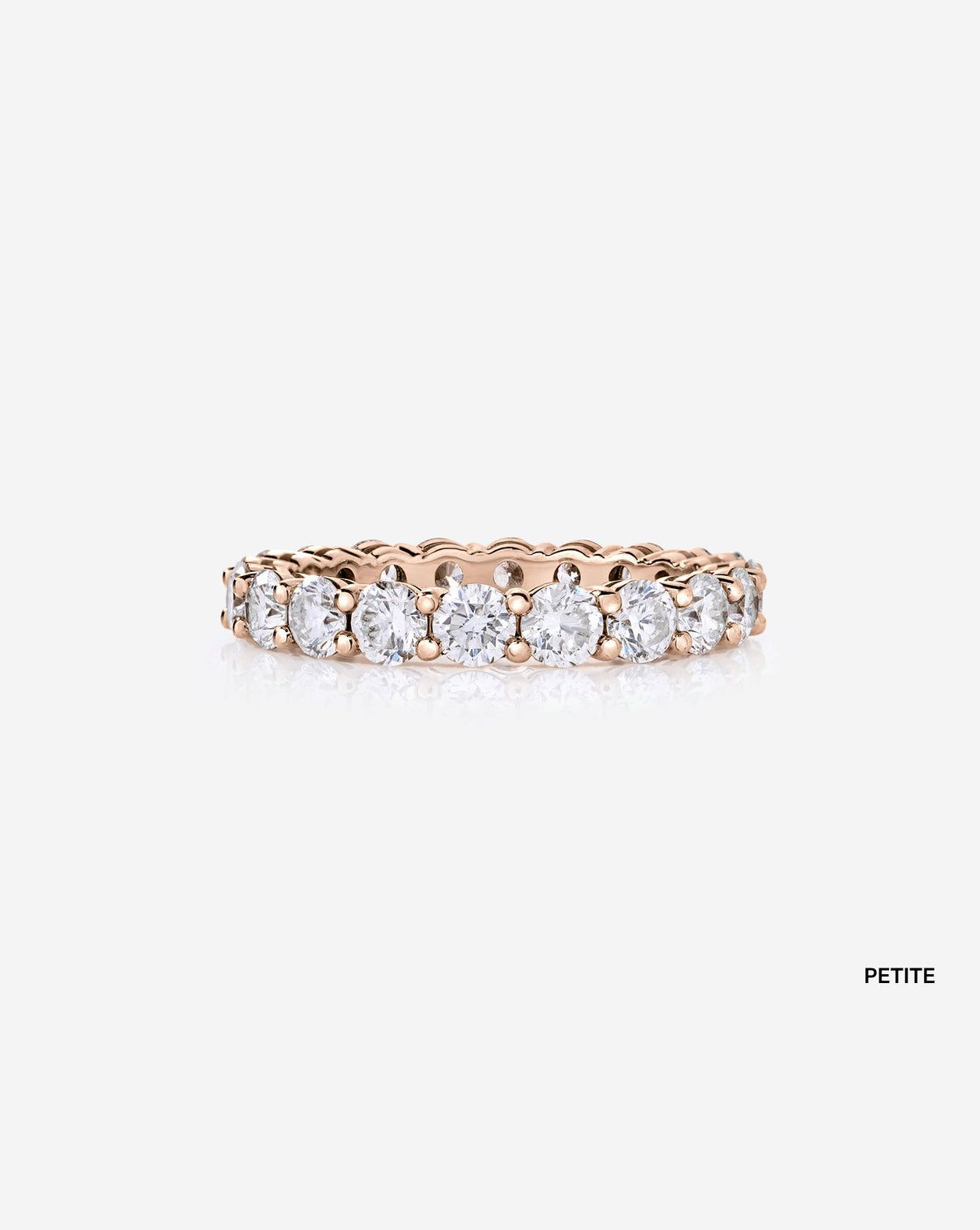 Round Diamond Eternity Band
14k rose gold