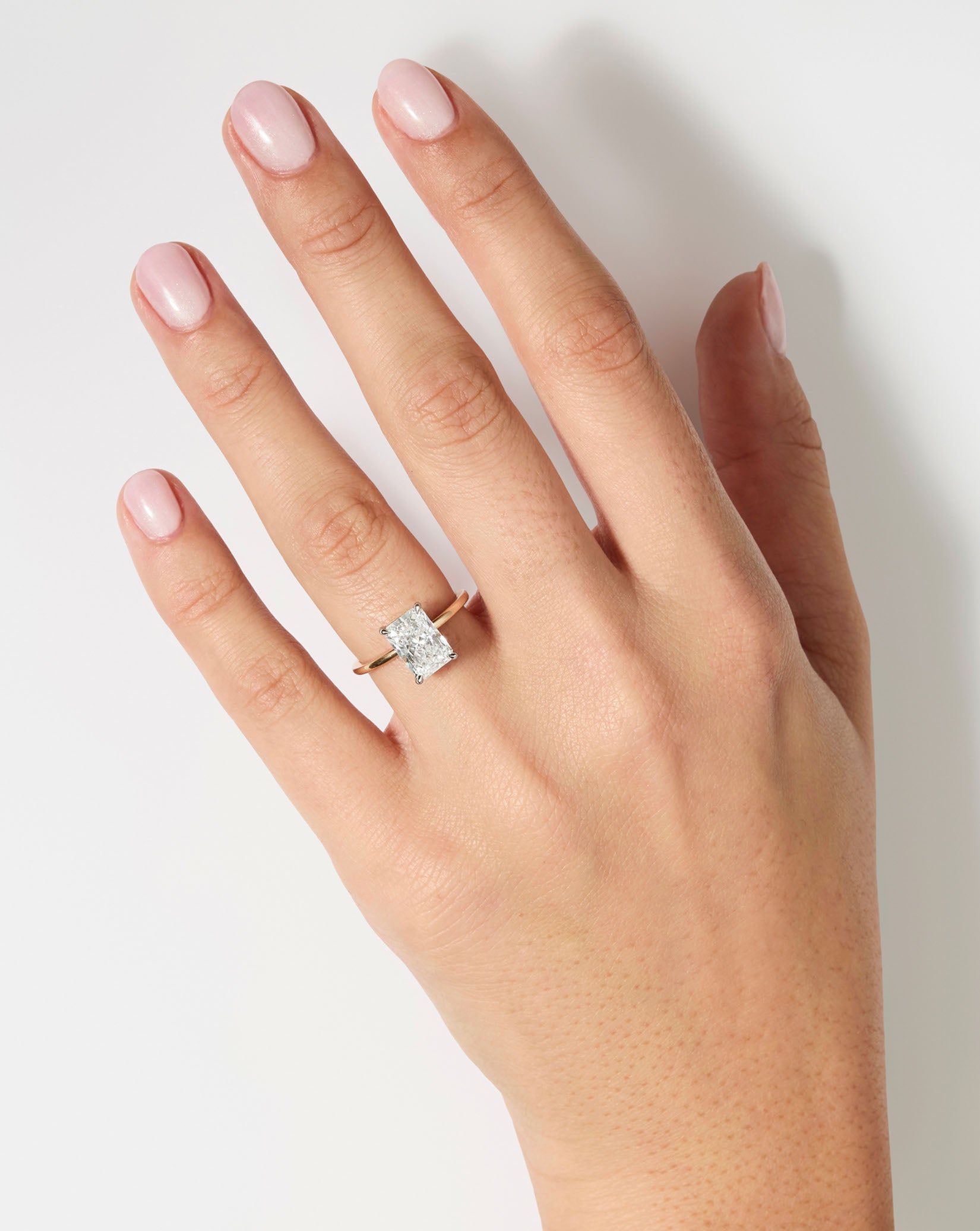 2.85 Radiant Natural Diamond in Whisper Thin® – Ring Concierge