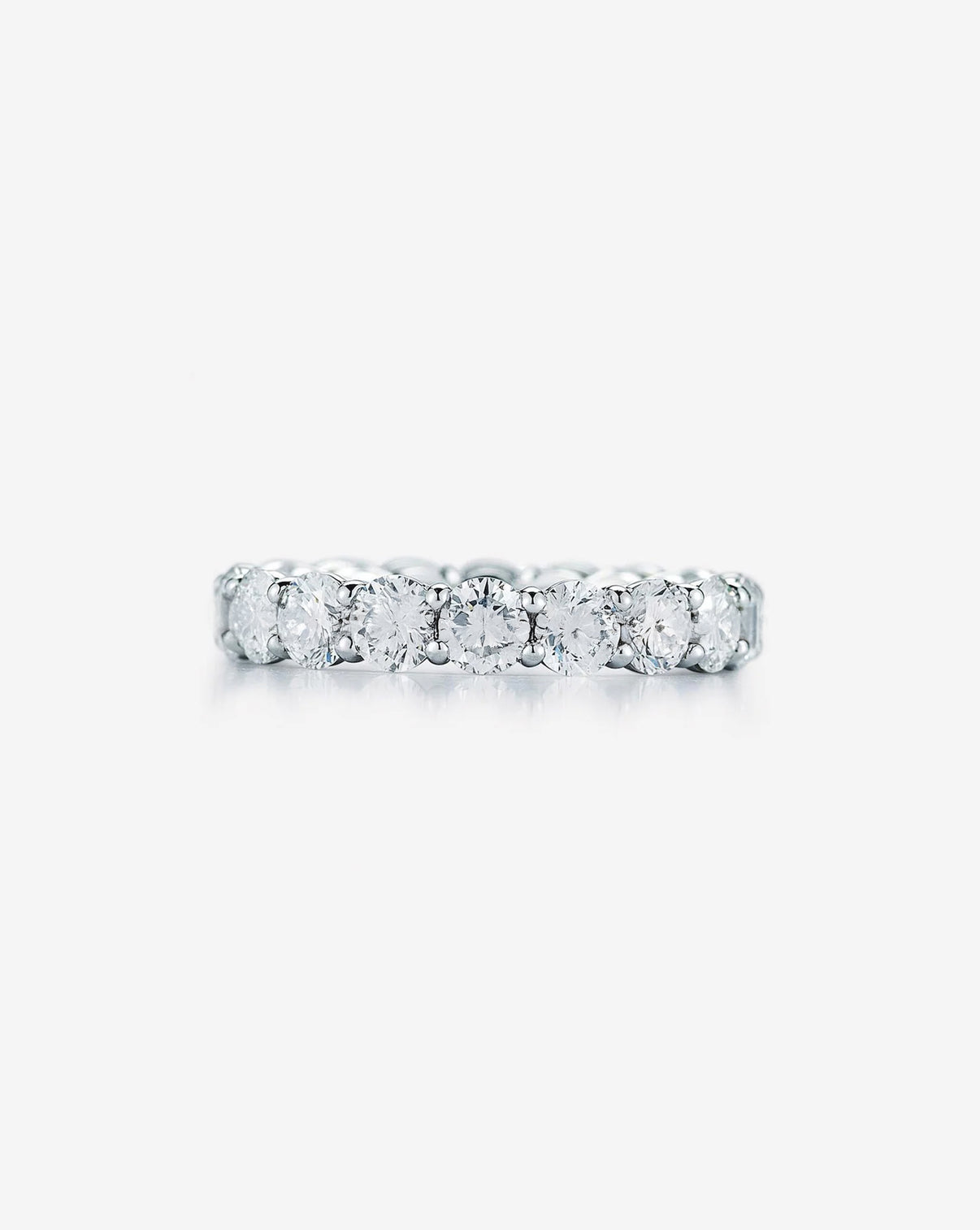 Bridal Wedding Bands / 0.20 / 3 Round Diamond Eternity Band