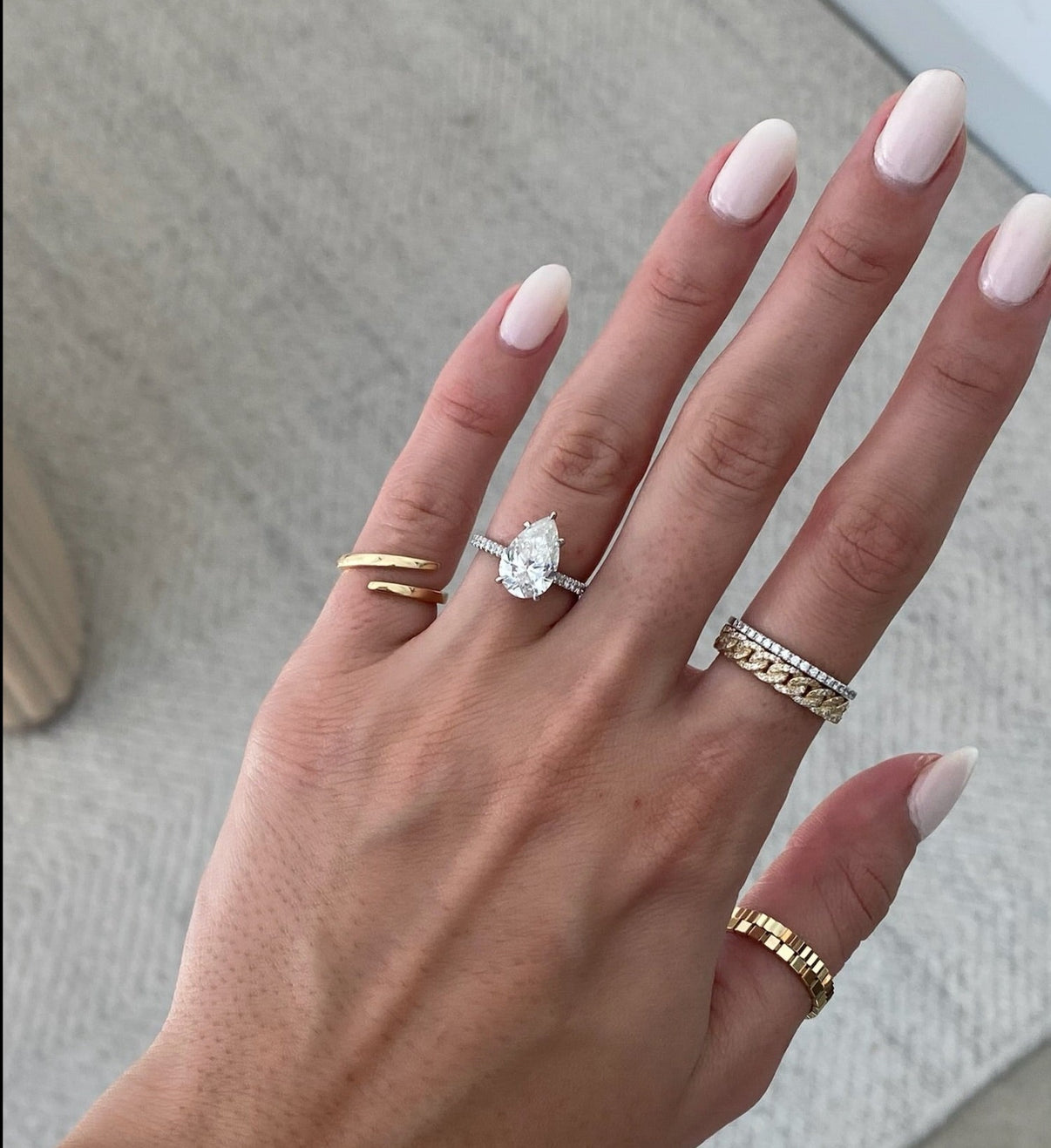 Whisper Thin Pave Pear YG 40675119202392