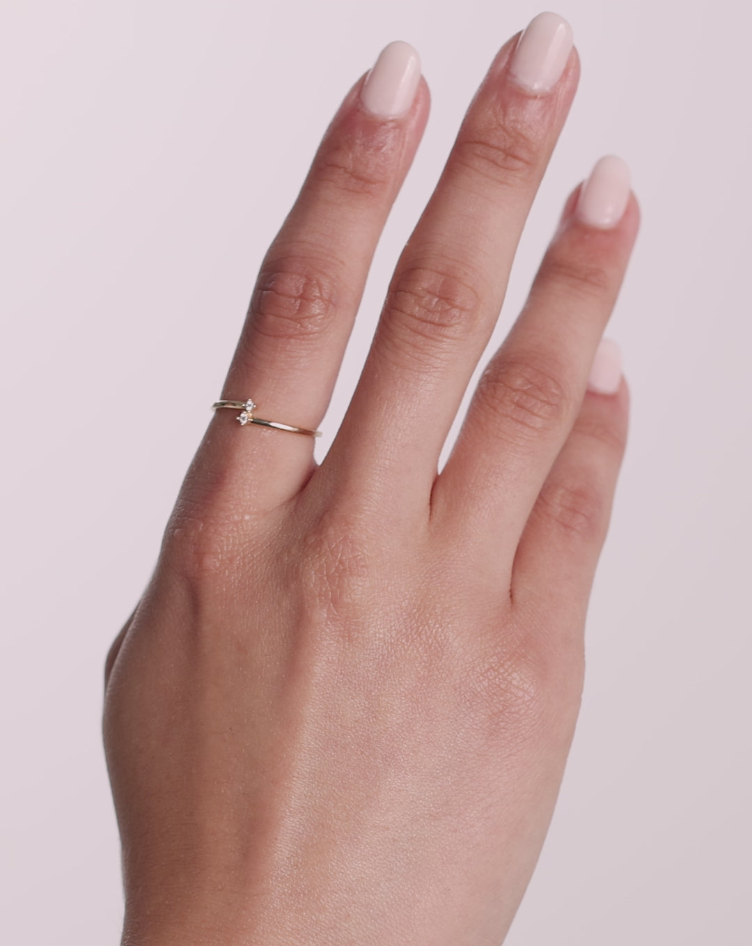 Petite Diamond Wrap Ring video