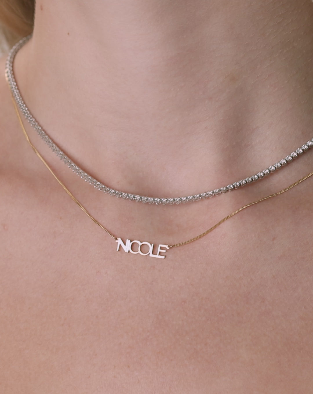 Personalized Block Name Necklace video global