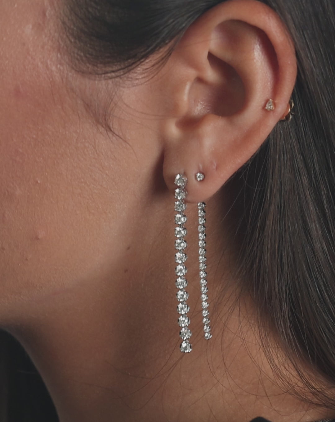 Tennis Trio Earrings video