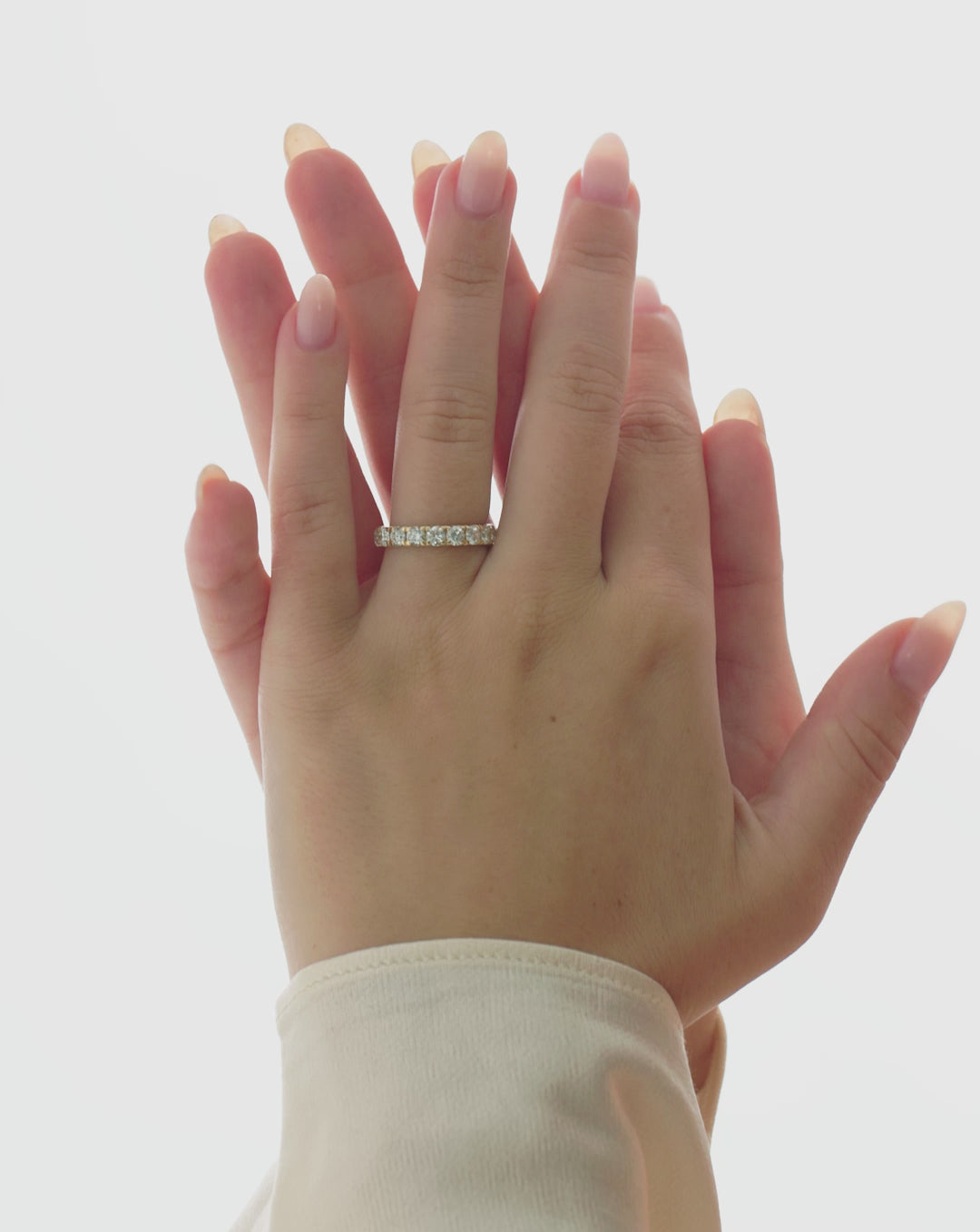 3.5 mm Classic Diamond Band Platinum global