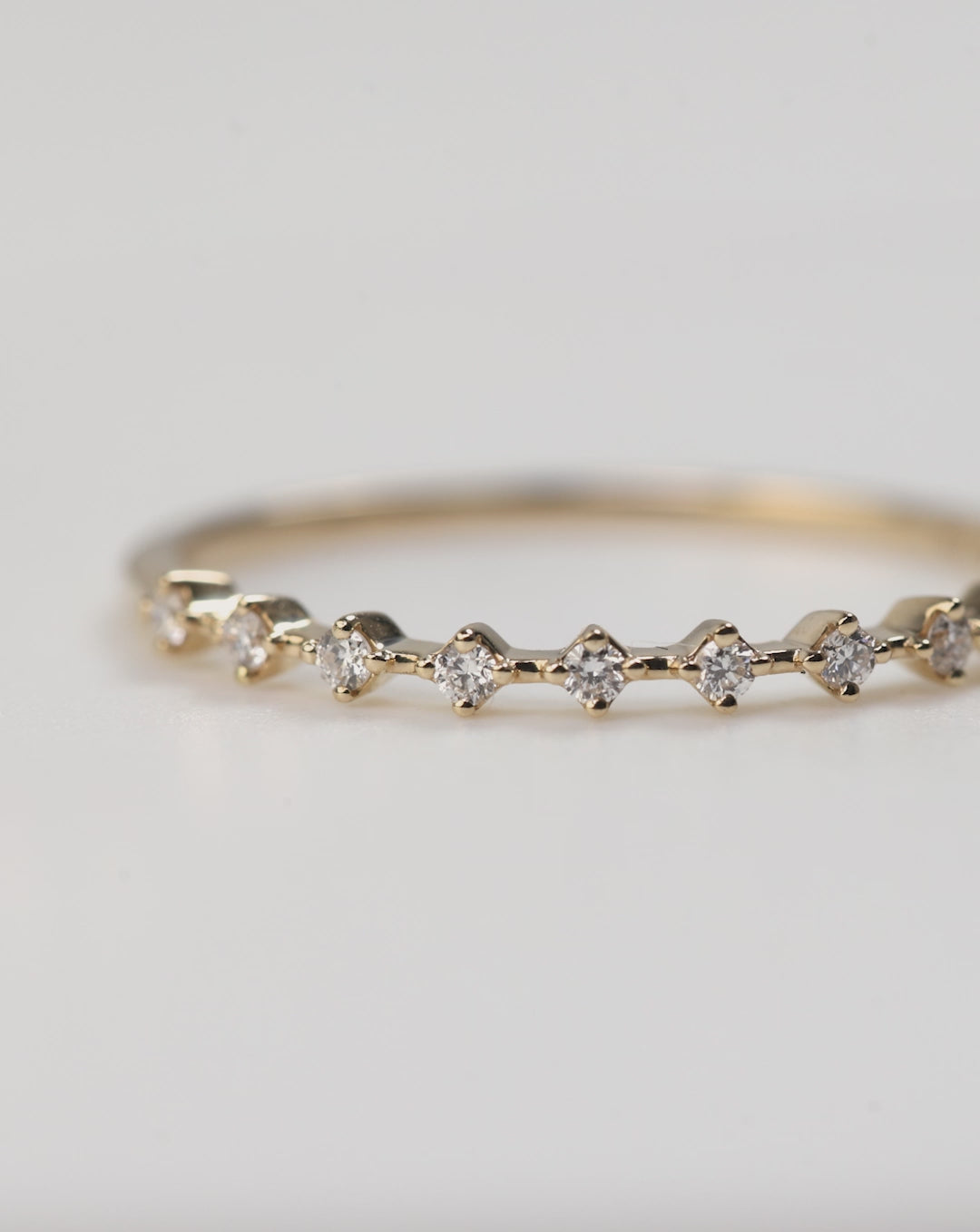Video of why we love the Diamond Station Stackable Ring GLOBAL