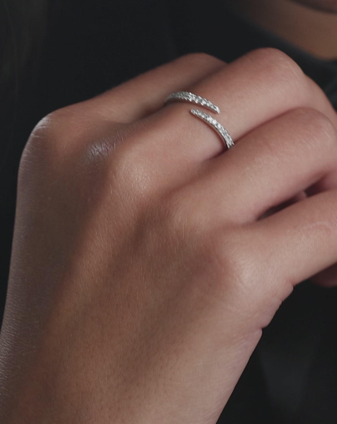 Video of why we love the Open Diamond Wrap Ring GLOBAL
