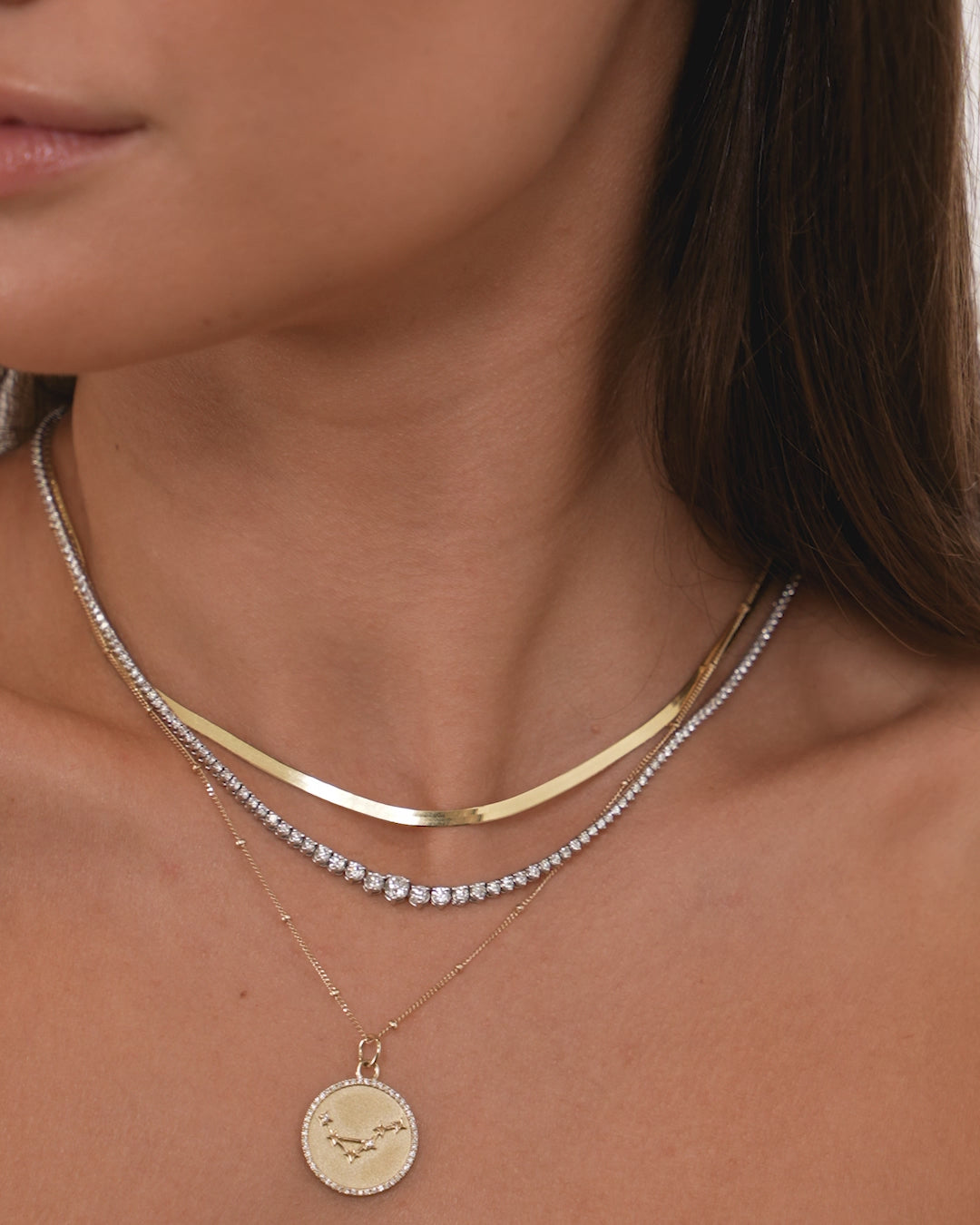 Ring Concierge Graduated Diamond Tennis Necklace