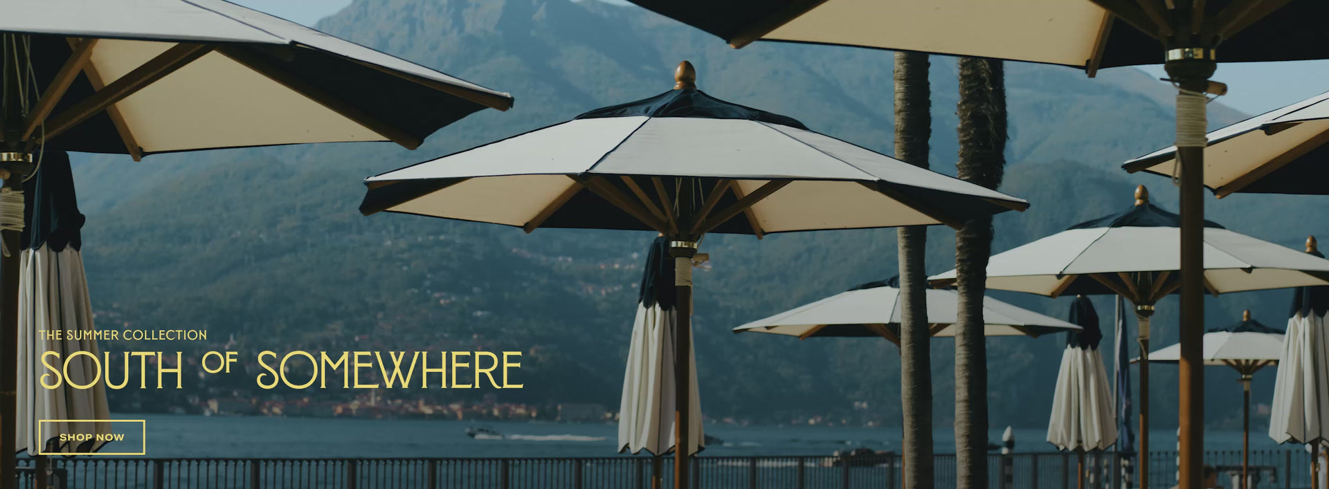 video of Ring Concierge Summer campaign, showing a model wearing summer themed jewelry in multiple scenic shots while swimming, walking, eating on the beach