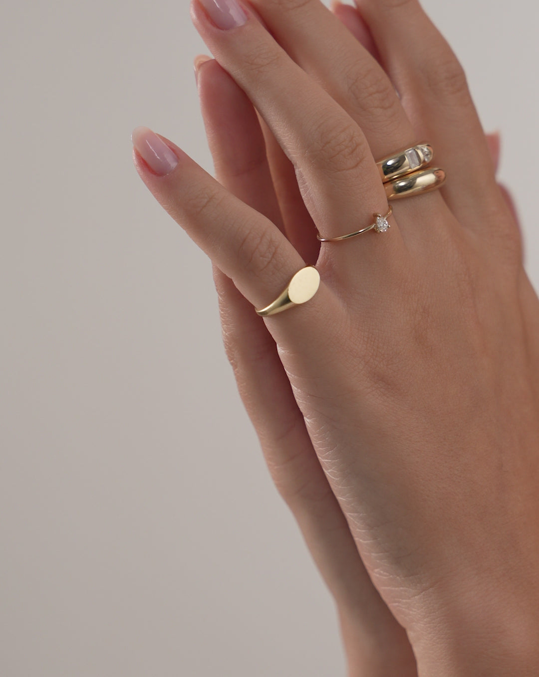 Video of Engravable Gold Signet Ring