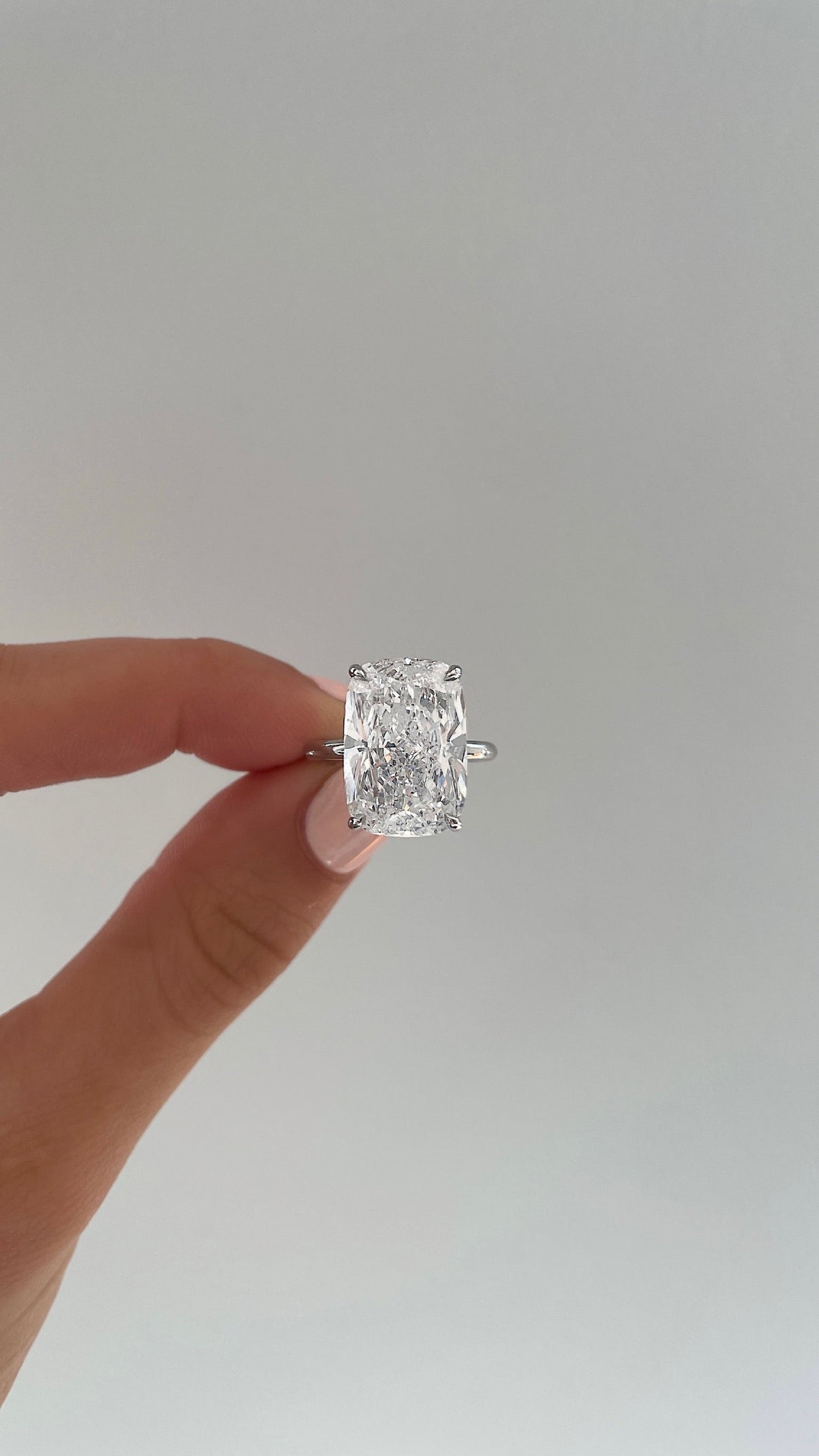 Ring Concierge Engagement Rings 10.01 Cushion Natural Diamond Ring