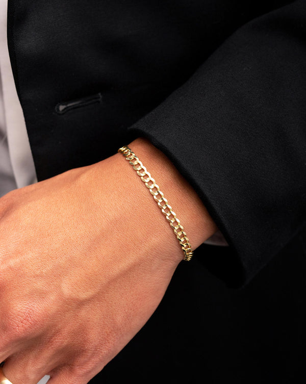 Ring Concierge Mens Men's Bracelets Curb Chain Bracelet