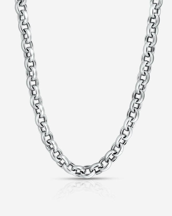 Ring Concierge Necklaces Statement Sterling - Round Link Chain Necklace
